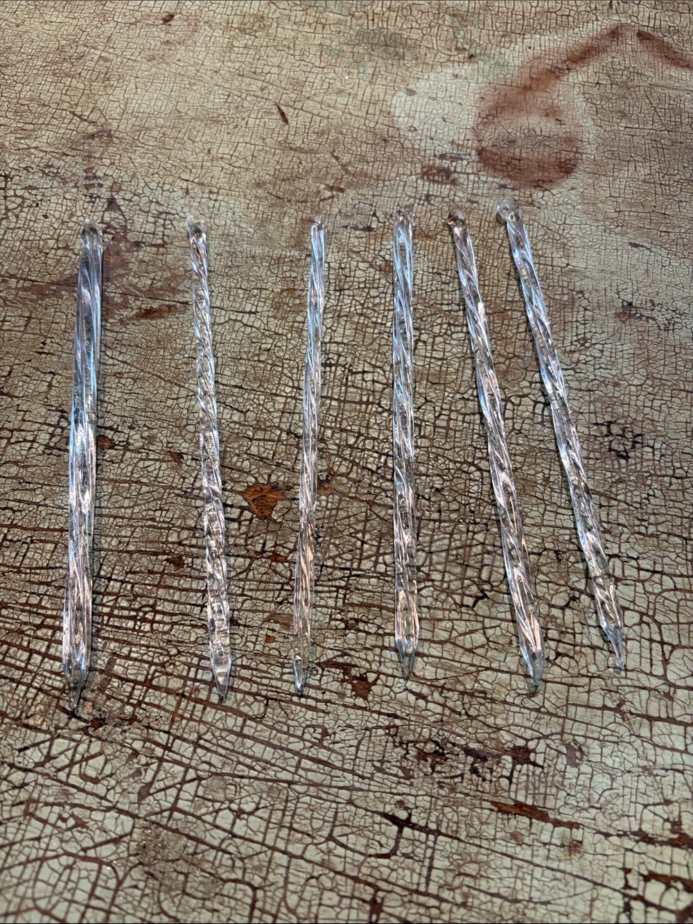 Vintage Hand Blown Glass Icicle & Christmas Tree Ornaments 18 pieces - Picture 3 of 5